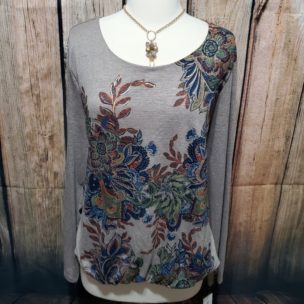 Style&Co - Bubble Hem Top